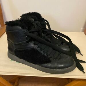 Chloe Black Leather High Top